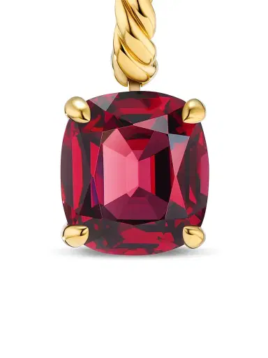 David Yurman Women's Marbella Drop Earrings in 18K Yellow Gold - Rhodolite Garnet | Thumbnail 4 David Yurman Women's Marbella Drop Earrings in 18K Yellow Gold - Rhodolite Garnet | Thumbnail 4