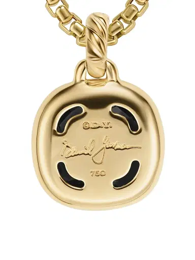 David Yurman Women's Albion Pendant in 18K Yellow Gold - Black Onyx | Thumbnail 5 David Yurman Women's Albion Pendant in 18K Yellow Gold - Black Onyx | Thumbnail 5