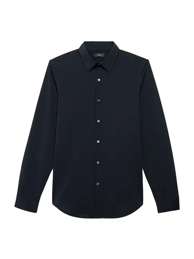 Theory Men's Sylvain Structure Knit Shirt - Eclipse