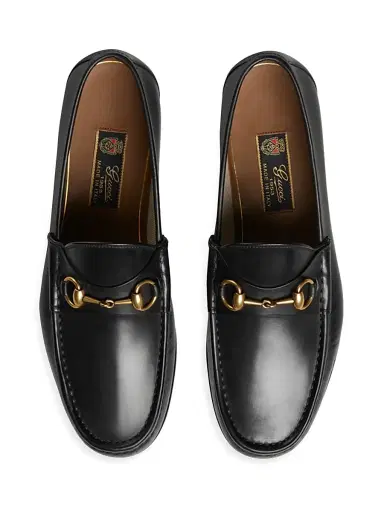 Gucci Men's 1953 Horsebit Leather Loafer - Black - Size 6 | Thumbnail 4 Gucci Men's 1953 Horsebit Leather Loafer - Black - Size 6 | Thumbnail 4