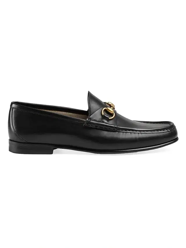 Gucci Men's 1953 Horsebit Leather Loafer - Black