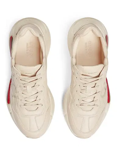 Gucci Men's Gara Logo Leather Sneakers | Thumbnail 5