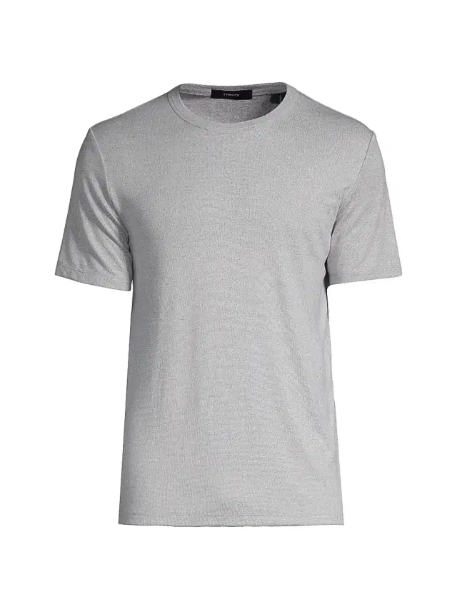 Theory Men's Essential T-Shirt - Grey Multi