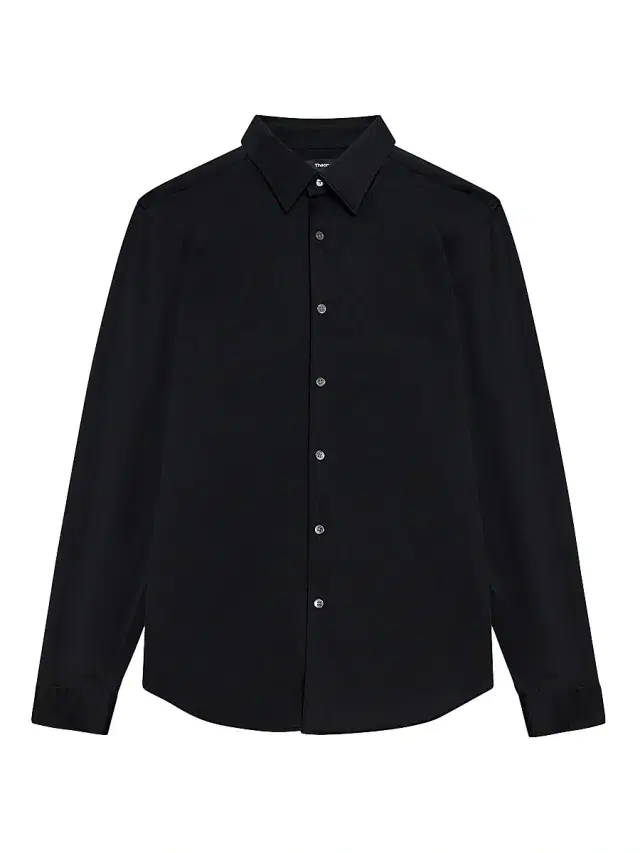 Theory Men's Sylvain Structure Knit Shirt - Black