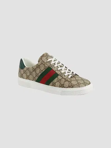 Gucci Men's Ace Web Sneakers - Beige - Size 15 | Thumbnail 2 Gucci Men's Ace Web Sneakers - Beige - Size 15 | Thumbnail 2