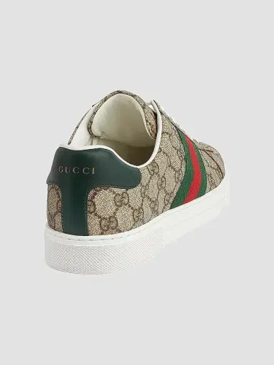 Gucci Men's Ace Web Sneakers - Beige - Size 15 | Thumbnail 3 Gucci Men's Ace Web Sneakers - Beige - Size 15 | Thumbnail 3