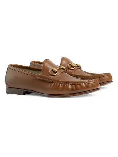 Gucci Men's 1953 Horsebit Leather Loafers - Brown - Size 7.5 | Thumbnail 2 Gucci Men's 1953 Horsebit Leather Loafers - Brown - Size 7.5 | Thumbnail 2