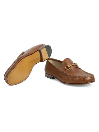 Gucci Men's 1953 Horsebit Leather Loafers - Brown - Size 7.5 | Thumbnail 5 Gucci Men's 1953 Horsebit Leather Loafers - Brown - Size 7.5 | Thumbnail 5