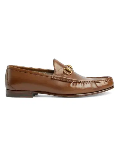Gucci Men's 1953 Horsebit Leather Loafers - Brown - Size 7.5 | Thumbnail 1 Gucci Men's 1953 Horsebit Leather Loafers - Brown - Size 7.5 | Thumbnail 1