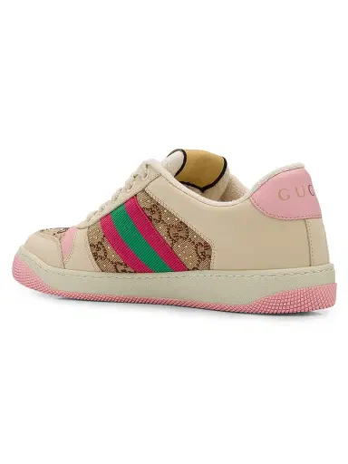 Gucci Women's GG Crystal-Embellished Canvas Sneakers - Camel - Size 12 | Thumbnail 2 Gucci Women's GG Crystal-Embellished Canvas Sneakers - Camel - Size 12 | Thumbnail 2