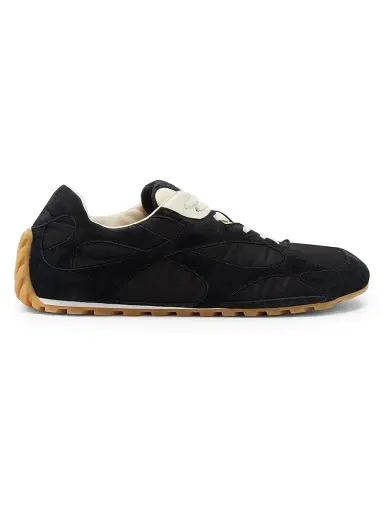 Bottega Veneta Men's Orbit Flash Suede Sneakers - Black - Size 13 | Thumbnail 1 Bottega Veneta Men's Orbit Flash Suede Sneakers - Black - Size 13 | Thumbnail 1