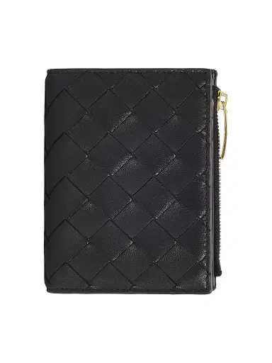 Bottega Veneta Women's Intrecciato Leather Bifold Wallet | Thumbnail 1 Bottega Veneta Women's Intrecciato Leather Bifold Wallet | Thumbnail 1