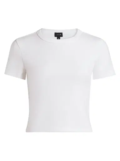 Joe's Jeans Women's The Baby Cotton-Blend T-Shirt - Optic White | Thumbnail 1