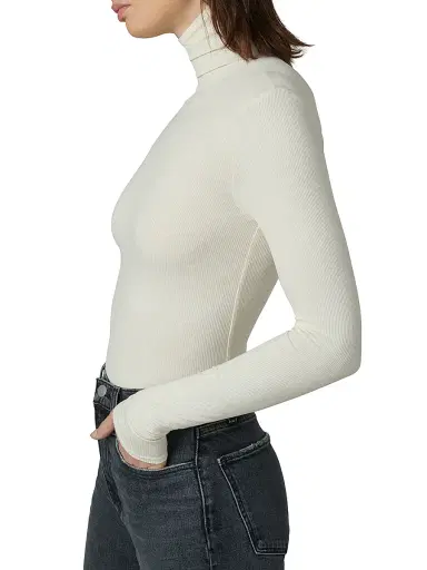 Joe's Jeans Women's The Tony Long-Sleeve Top - Milk - Size XS | Thumbnail 4