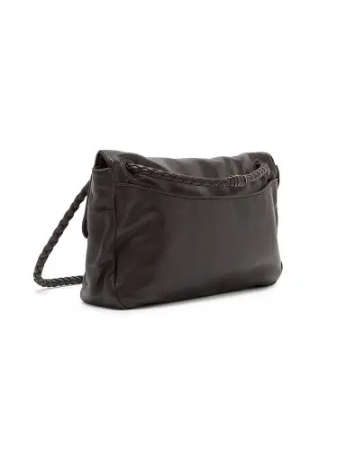 Bottega Veneta Women's Soft Lock Leather Shoulder Bag - Fondant Brass | Thumbnail 7 Bottega Veneta Women's Soft Lock Leather Shoulder Bag - Fondant Brass | Thumbnail 7