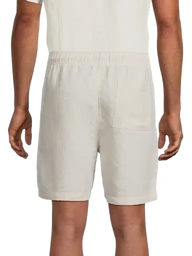 Onia Men's Linen-Blend Drawstring Shorts - Stone | Thumbnail 5