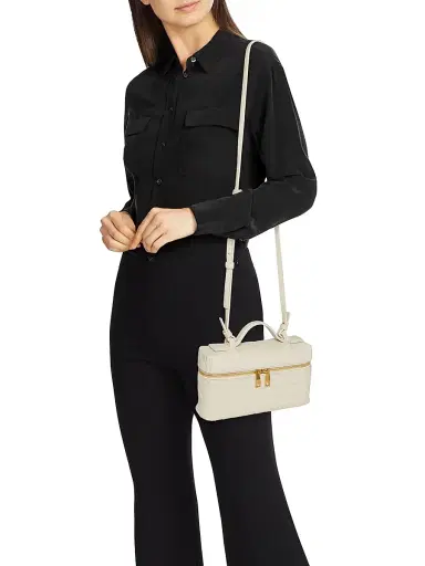 Bottega Veneta Women's Bang Bang Intrecciato Leather Crossbody Vanity Case Bag | Thumbnail 2