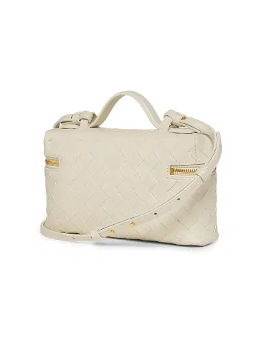 Bottega Veneta Women's Bang Bang Intrecciato Leather Crossbody Vanity Case Bag | Thumbnail 3