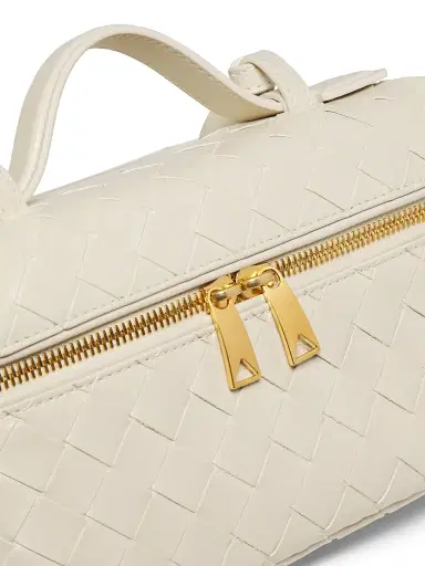 Bottega Veneta Women's Bang Bang Intrecciato Leather Crossbody Vanity Case Bag | Thumbnail 6