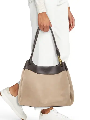 Bottega Veneta Women's Maxi Parachute Leather & Suede Tote Bag | Thumbnail 2 Bottega Veneta Women's Maxi Parachute Leather & Suede Tote Bag | Thumbnail 2