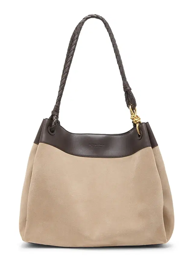 Bottega Veneta Women's Maxi Parachute Leather & Suede Tote Bag - Mastice