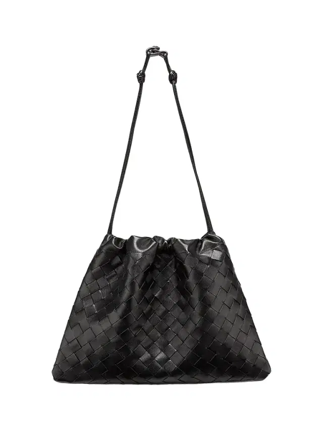 Bottega Veneta Women's Intrecciato Leather Pouch - Ecru Gold