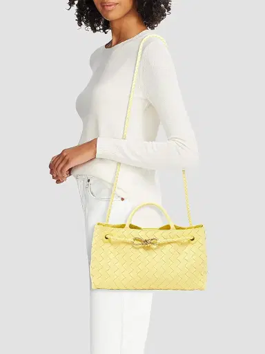 Bottega Veneta Women's Small East-West Andiamo Intrecciato Leather Top-Handle Bag | Thumbnail 2 Bottega Veneta Women's Small East-West Andiamo Intrecciato Leather Top-Handle Bag | Thumbnail 2