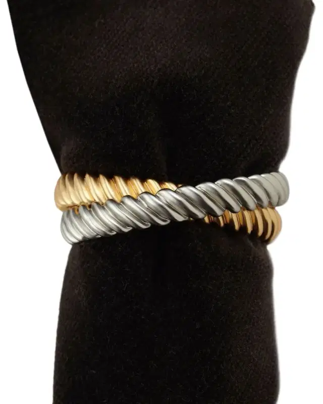 L'Objet Deco Twist Napkin Rings Jewels, Set of 4