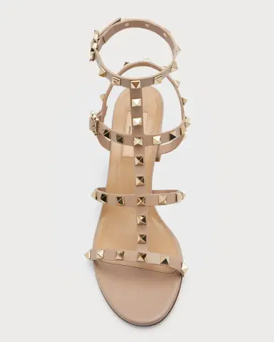 Valentino Garavani Rockstud Leather 60mm City Sandals | Thumbnail 5