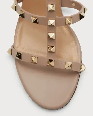 Valentino Garavani Rockstud Leather 60mm City Sandals | Thumbnail 6