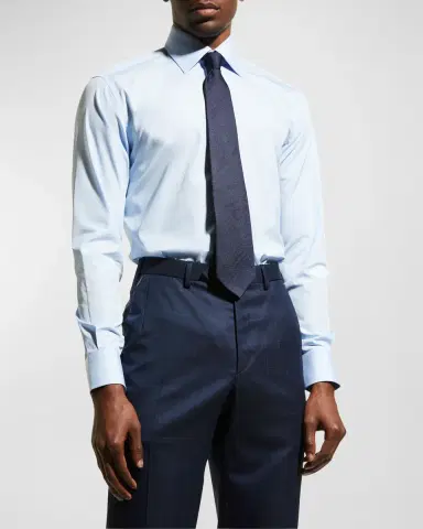 Brioni Wardrobe Essential Solid Dress Shirt | Thumbnail 2