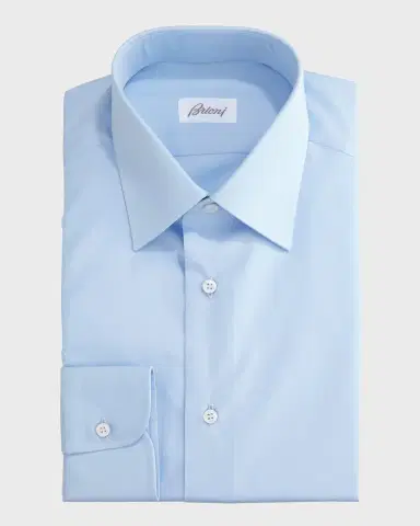 Brioni Wardrobe Essential Solid Dress Shirt | Thumbnail 3