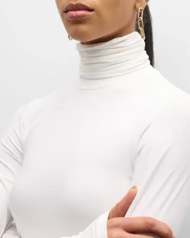 MAJESTIC FILATURES Soft Touch Long-Sleeve Turtleneck | Thumbnail 5 MAJESTIC FILATURES Soft Touch Long-Sleeve Turtleneck | Thumbnail 5