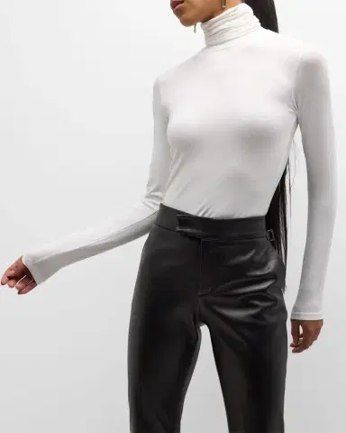 MAJESTIC FILATURES Soft Touch Long-Sleeve Turtleneck | Thumbnail 7 MAJESTIC FILATURES Soft Touch Long-Sleeve Turtleneck | Thumbnail 7