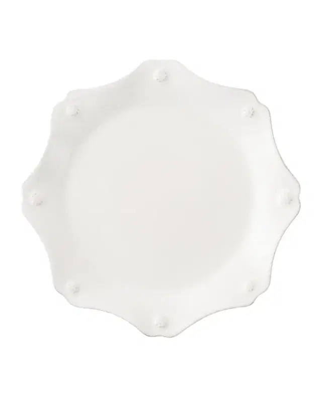 Juliska Berry & Thread Scalloped Dessert/Salad Plate - Whitewash