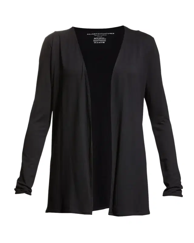 Soft Touch Open-Front Cardigan