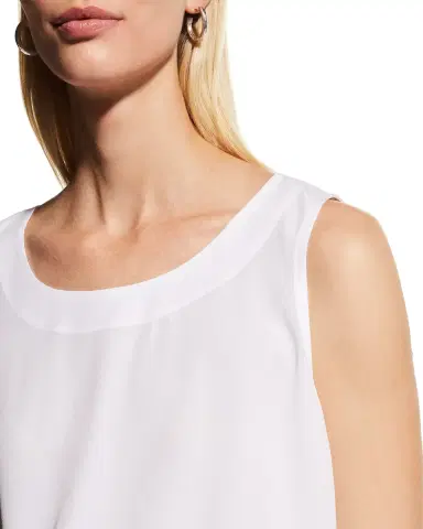Eskandar Lightweight Silk A-Line Shell | Thumbnail 5