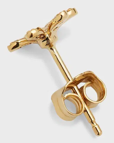 Sydney Evan 14K Gold Daisy Stud Earring with Diamonds | Thumbnail 4 Sydney Evan 14K Gold Daisy Stud Earring with Diamonds | Thumbnail 4