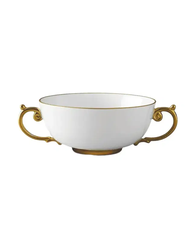 L'Objet Aegean Gold Pasta/Soup Bowl