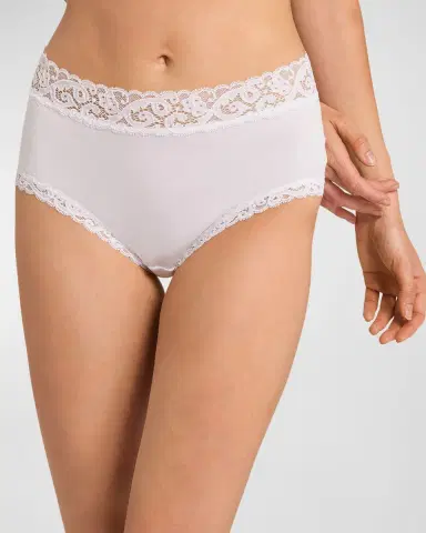 Hanro Moments Lace-Trim Full Brief | Thumbnail 2 Hanro Moments Lace-Trim Full Brief | Thumbnail 2