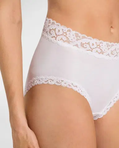 Hanro Moments Lace-Trim Full Brief | Thumbnail 4 Hanro Moments Lace-Trim Full Brief | Thumbnail 4