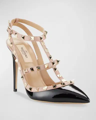 Valentino Garavani Rockstud 100mm Slingback High-Heel Pumps | Thumbnail 2 Valentino Garavani Rockstud 100mm Slingback High-Heel Pumps | Thumbnail 2