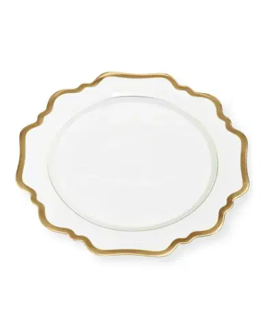 Anna Weatherley Antiqued White Dessert Plate | Thumbnail 2