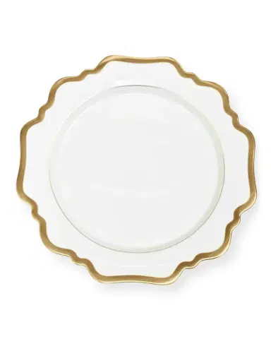 Anna Weatherley Antiqued White Dessert Plate | Thumbnail 1
