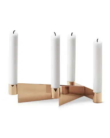 Georg Jensen Urkiola Brass-Colored Candleholder | Thumbnail 2
