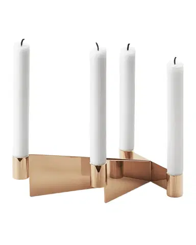 Georg Jensen Urkiola Brass-Colored Candleholder | Thumbnail 1