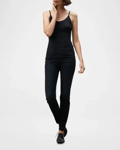 Lafayette 148 New York Mesh Jersey V-Neck Tank | Thumbnail 3 Lafayette 148 New York Mesh Jersey V-Neck Tank | Thumbnail 3