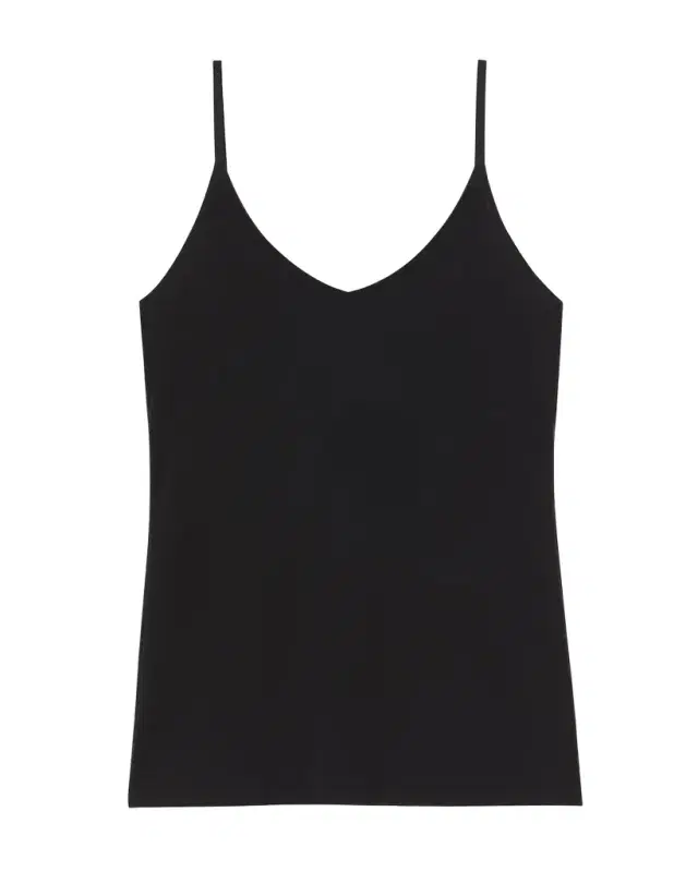 Lafayette 148 New York Mesh Jersey V-Neck Tank