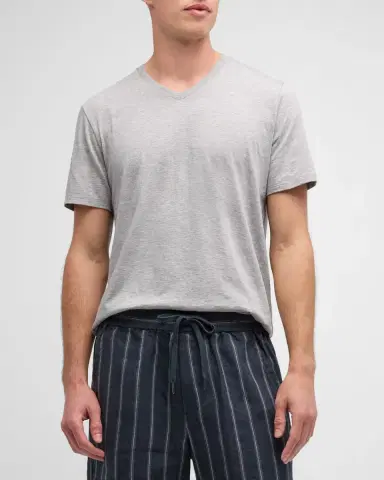Vince Short-Sleeve V-Neck Jersey T-Shirt | Thumbnail 4 Vince Short-Sleeve V-Neck Jersey T-Shirt | Thumbnail 4