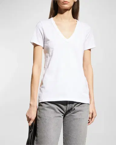 rag & bone The Vee Basic T-Shirt | Thumbnail 2 rag & bone The Vee Basic T-Shirt | Thumbnail 2